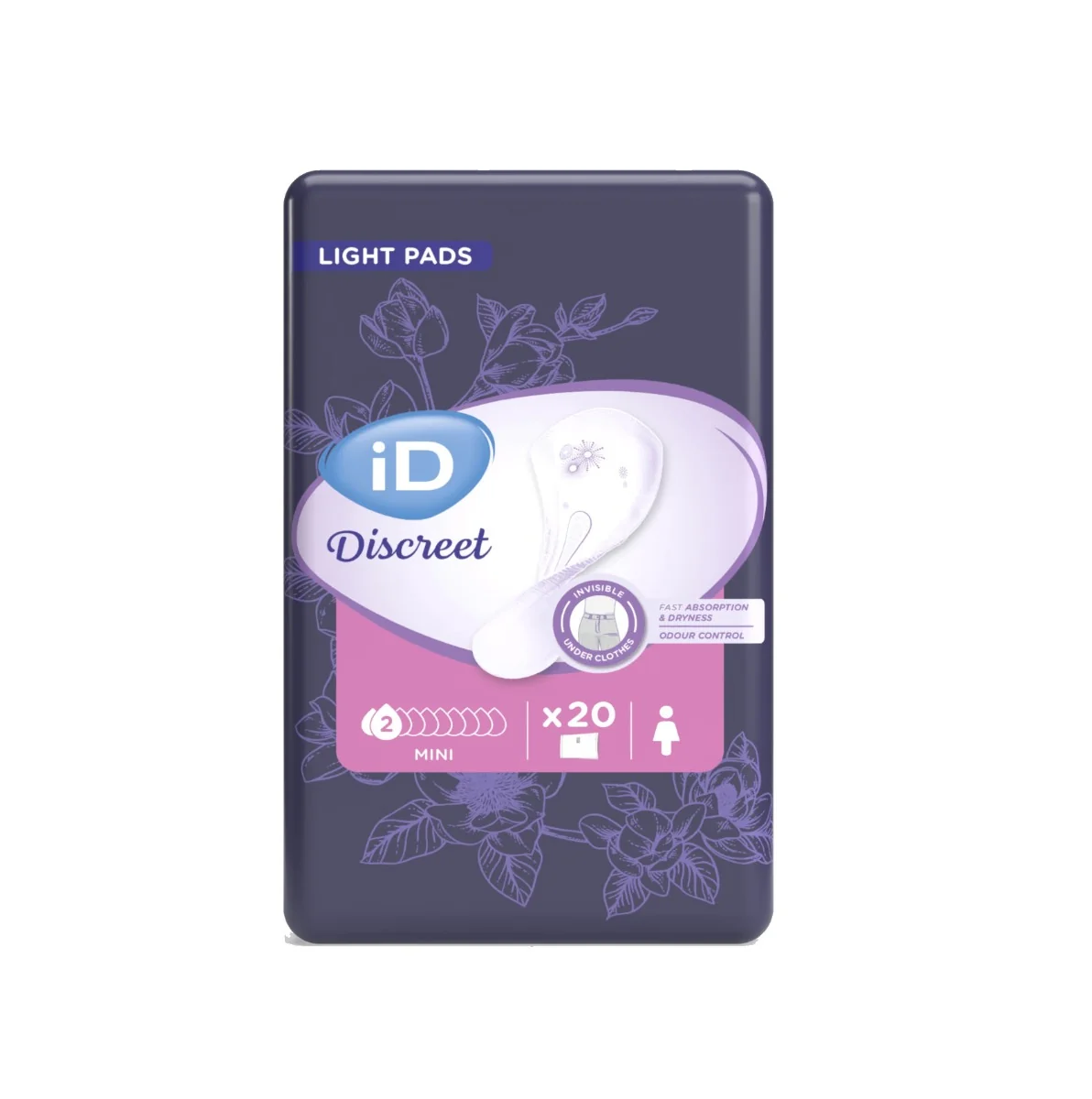 iD Discreet Light Mini inkontinenční vložky 20 ks