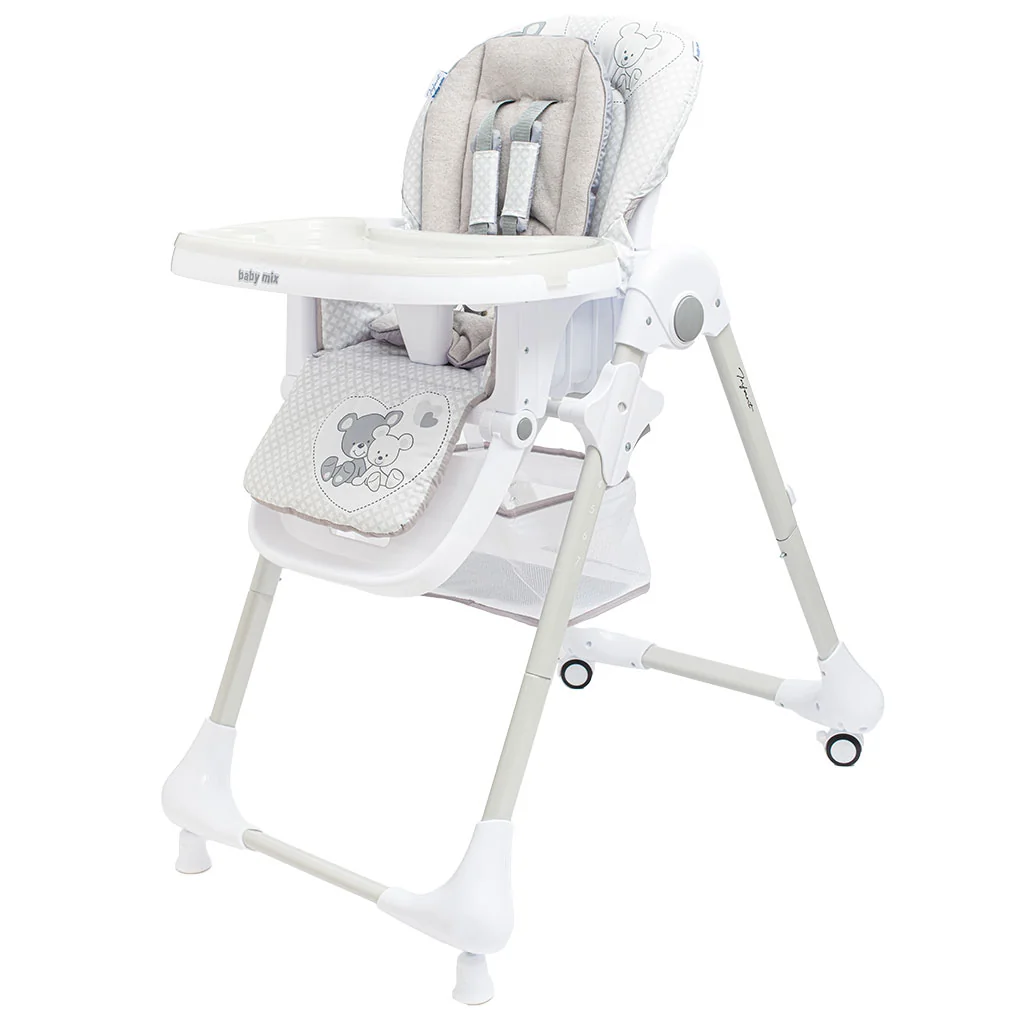 Baby Mix Jídelní židlička Infant grey