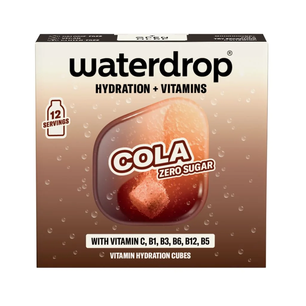 Waterdrop Cola kolový ořech a zelená káva 12 ks