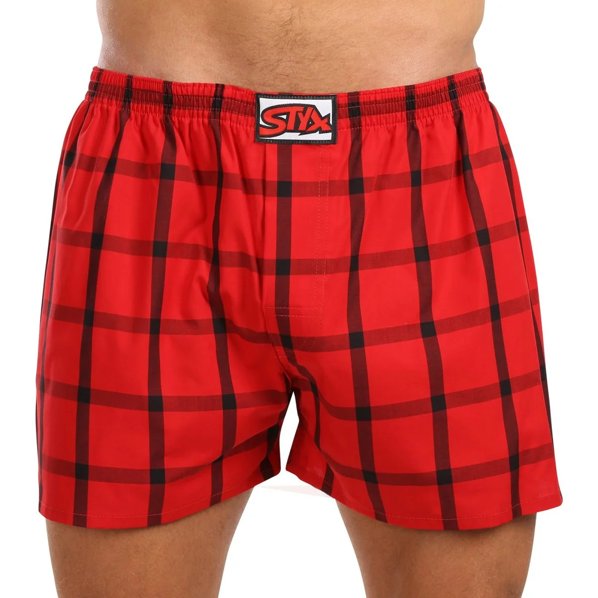 Styx 5PACK pánské trenky klasická guma vícebarevné (5A103135) M