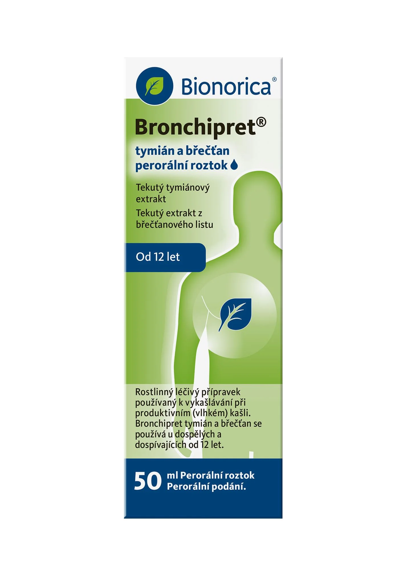 Bronchipret tymián a břečťan perorální roztok 50 ml