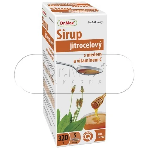 Dr. Max Herbal sirup jitrocelový s medem a vitaminem C 320g