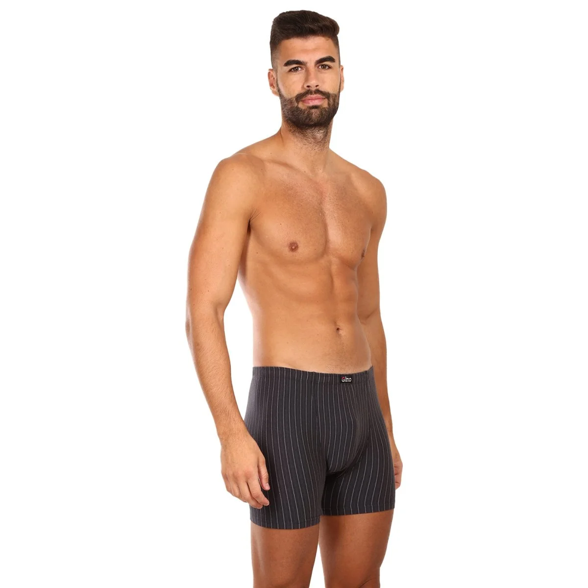Gino Pánské boxerky šedé (74153) M