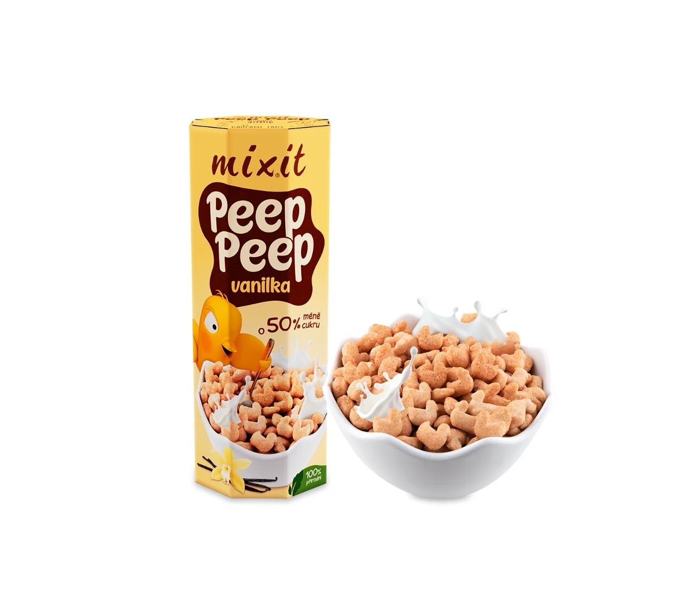 Mixit Cereálie Peep Peep Vanilka 280 g