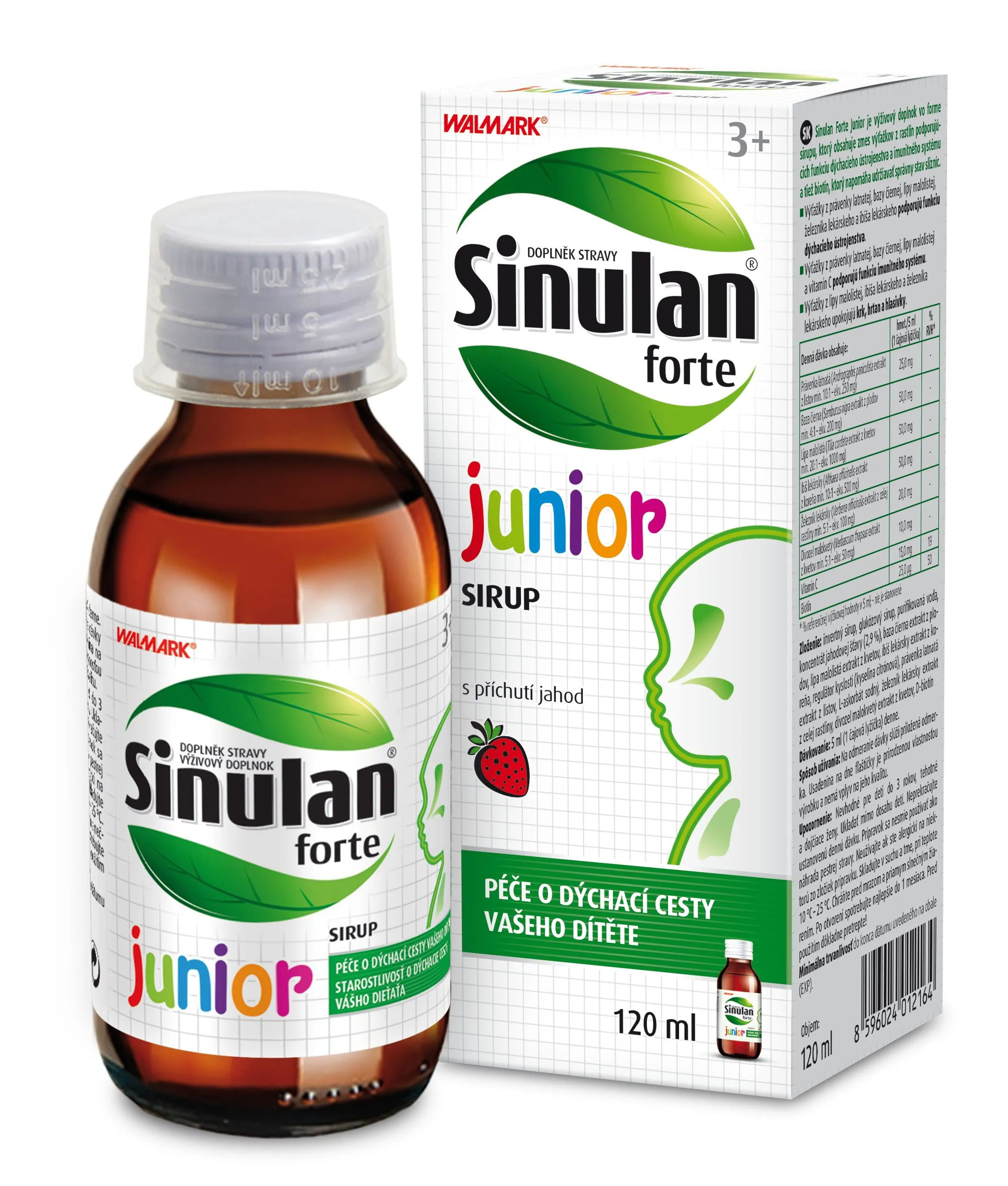 Walmark Sinulan forte Junior sirup 120 ml