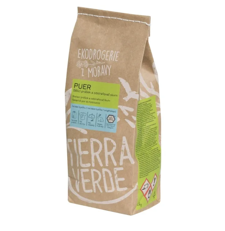 Tierra Verde Puer bělicí prášek a odstraňovač skvrn 1 kg