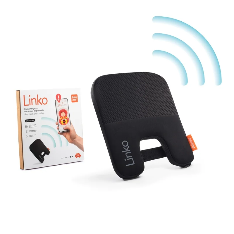 Babyauto LINKO baby alarm chytré polstrování do autosedačky, black