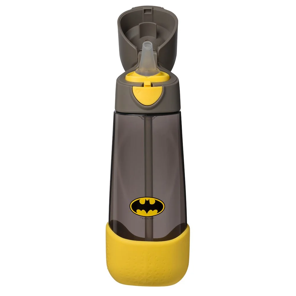 B.BOX Lahev na pití s brčkem 600 ml - Batman