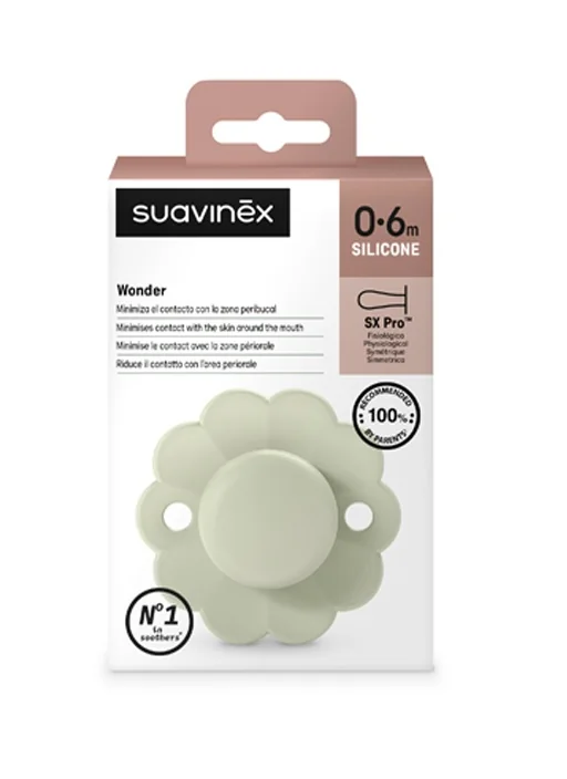 Suavinex Wonder Fyziologický dudlík 0-6m 1 ks almost aqua