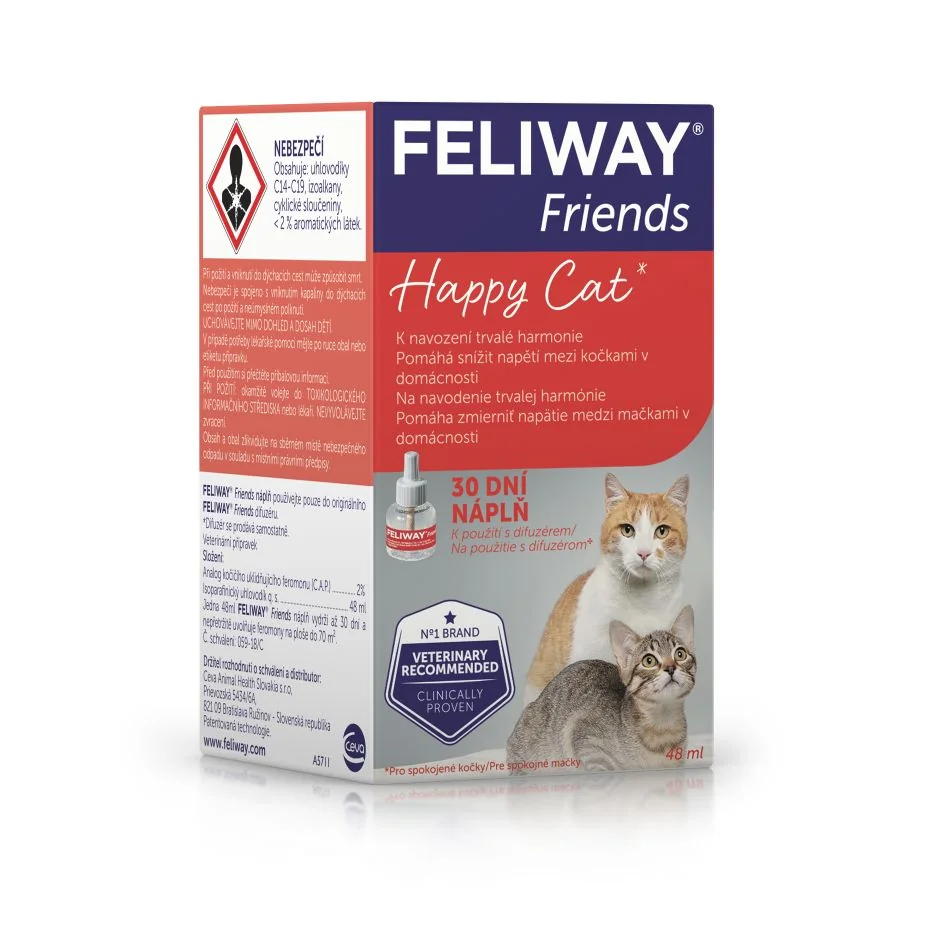 Feliway Friends náhradní náplň pro kočky 48 ml