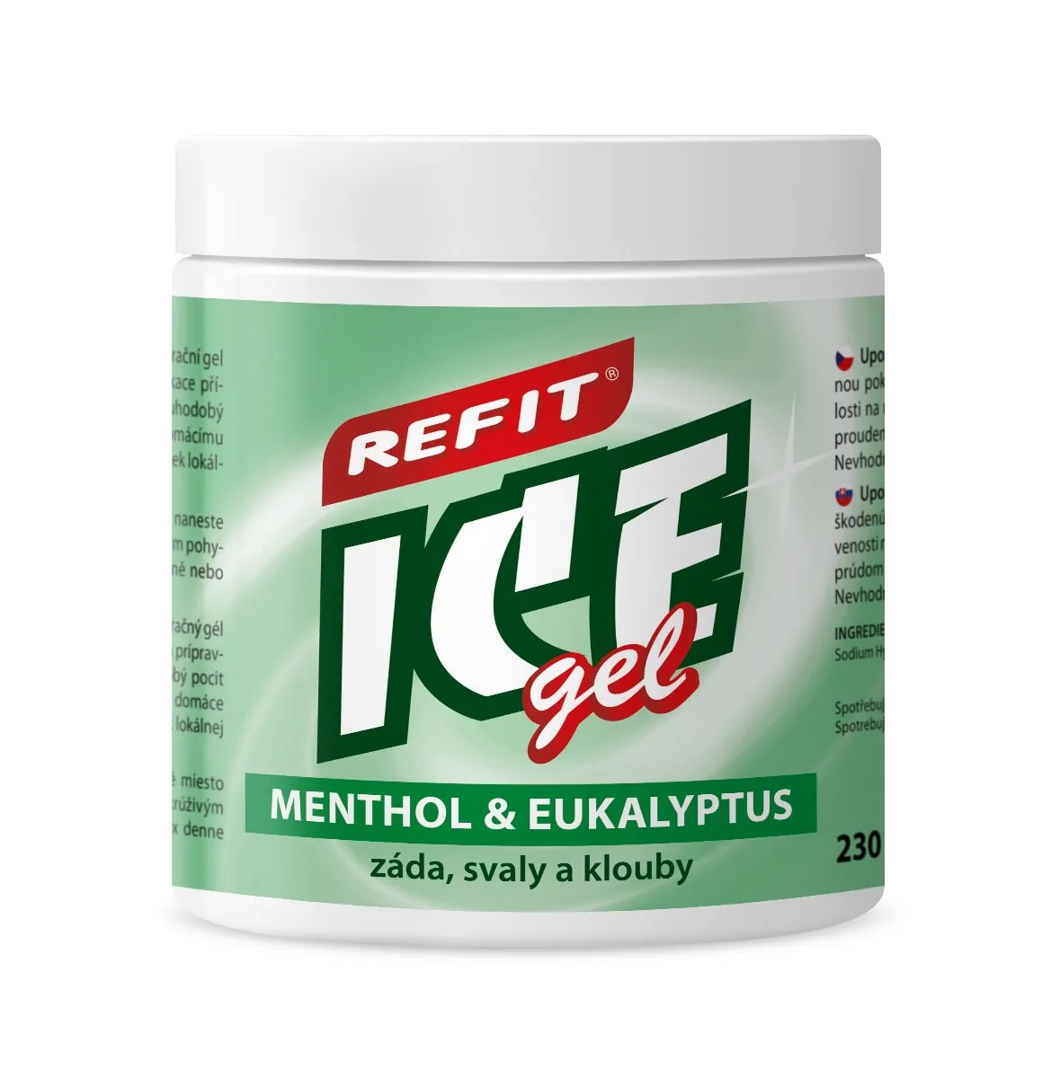 Refit ice Masážní gel s mentholem a eukalyptem