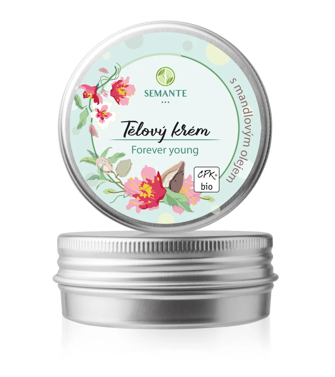 Semante Vyživující tělový krém s mandlovým olejem Forever young BIO 50 ml