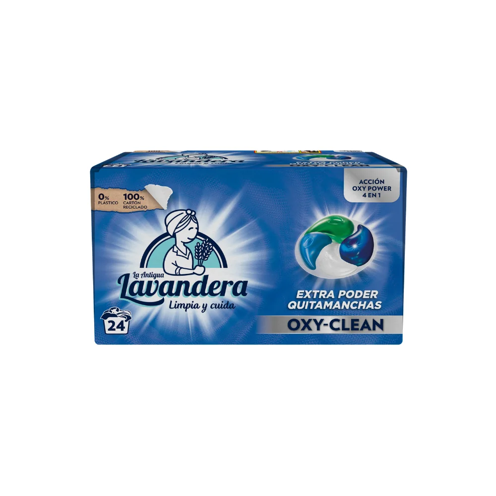 Lavandera prací kapsle Oxy Clean 24 kapslí