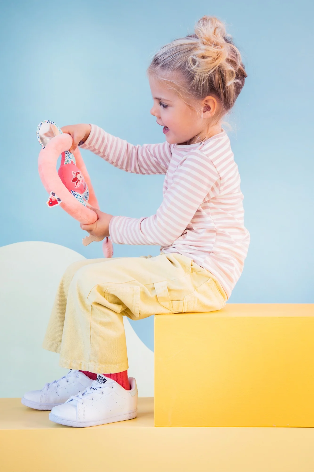Lilliputiens textilní volant s jelínkem Stellou 