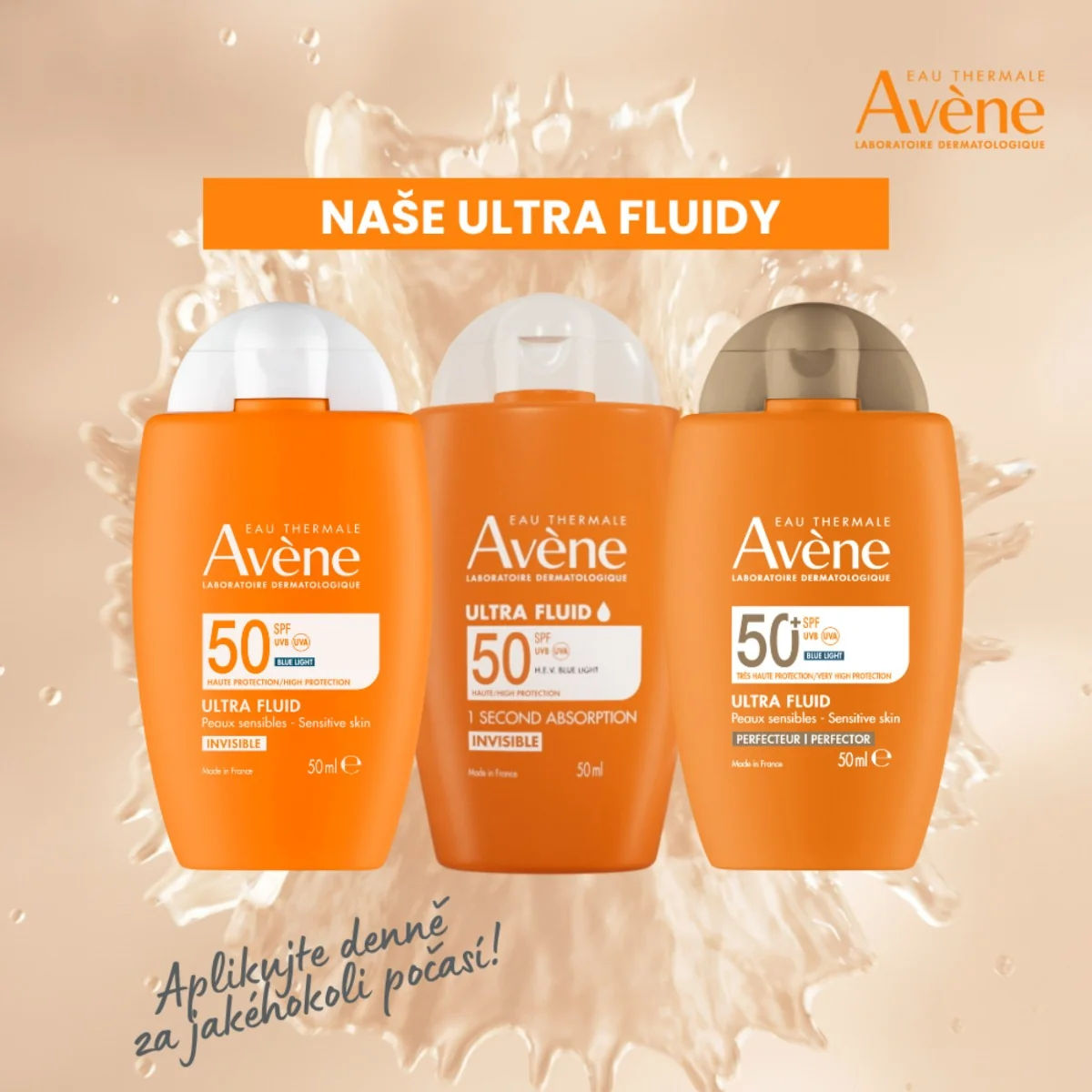 Avène Ultra fluid Radiance SPF50+ 50 ml