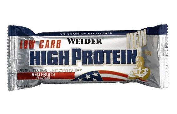 WEIDER Low Carb High Protein  strawberry tyčinka 100 g