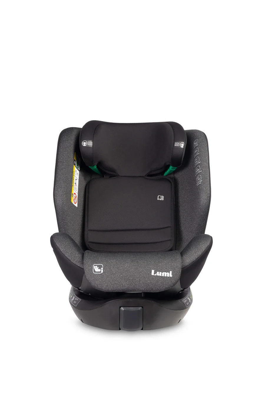 Caretero Autosedačka Lumi i-Size 40–150 cm, Isofix,  360°, růstová,  tm. šedá