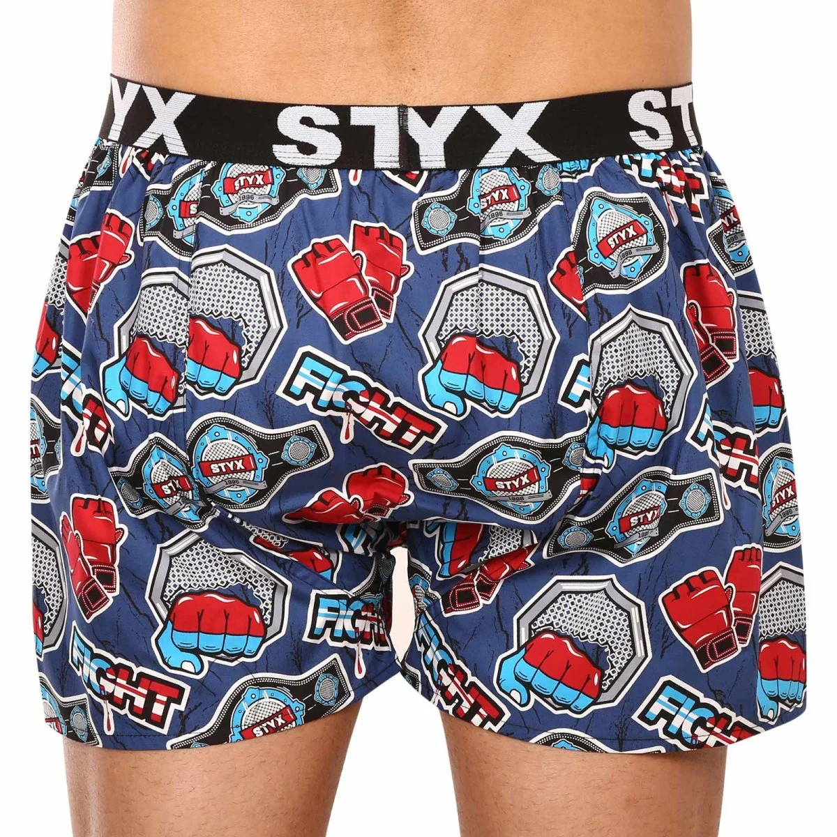 Styx 3PACK pánské trenky art sportovní guma vícebarevné (3B15690) M