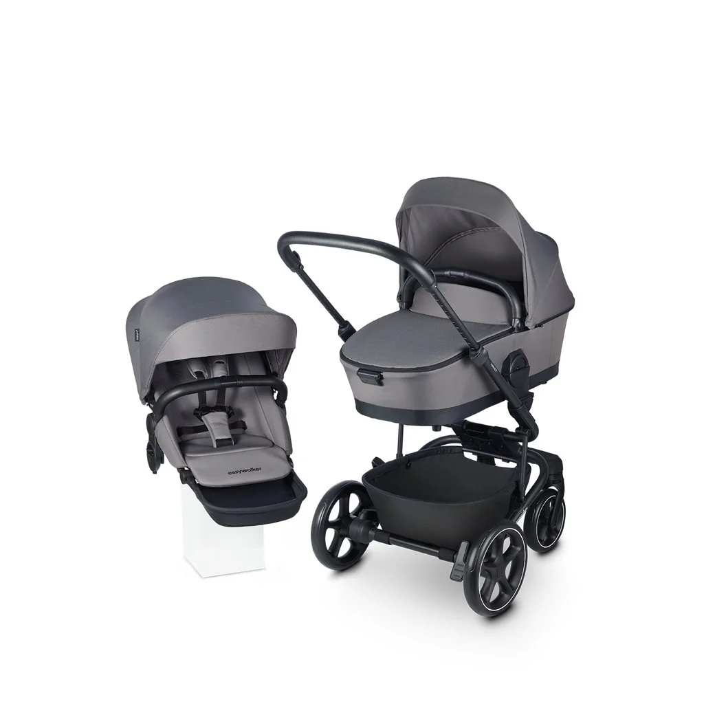Easywalker Kočárek kombinovaný Harvey⁵ Pebble Grey XXL RWS