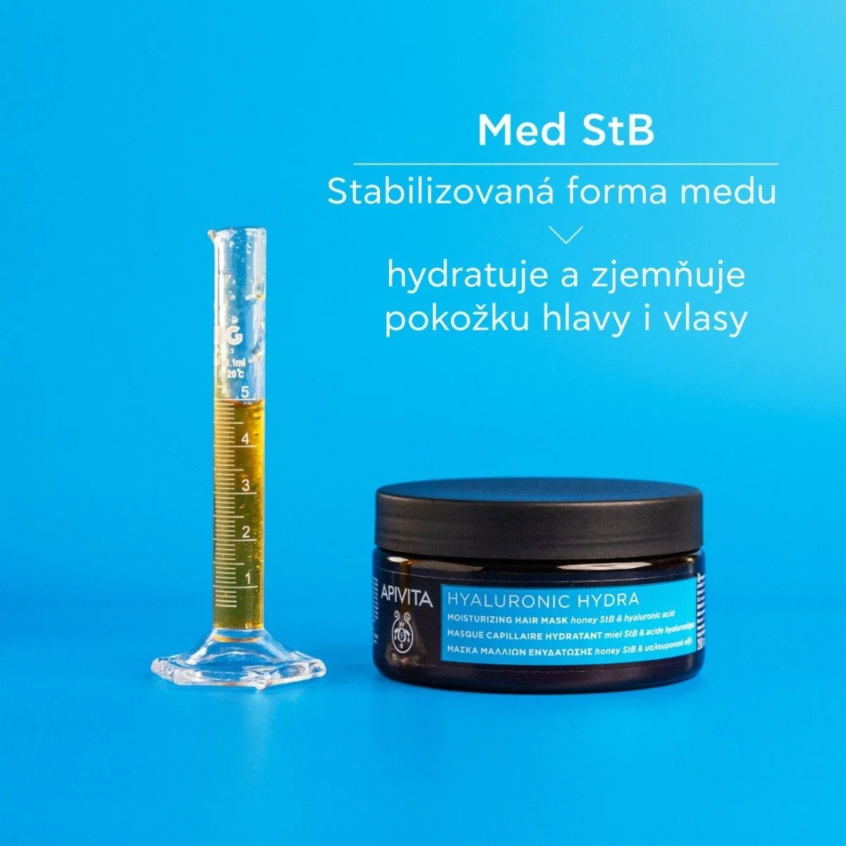 APIVITA Hyaluronic Hydra maska na vlasy 200 ml