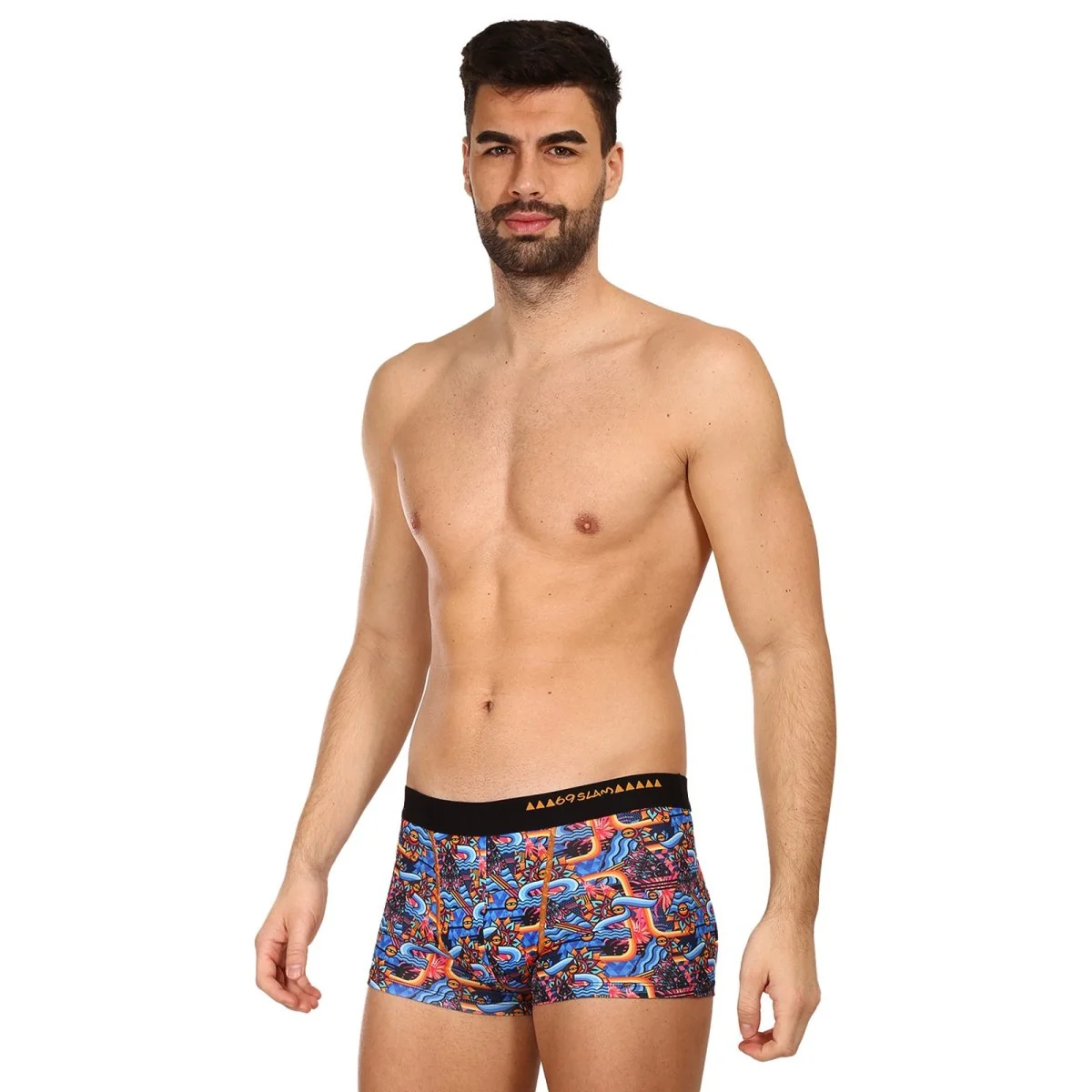 69SLAM Pánské boxerky hip alien eye (MSYALE-PO) XL