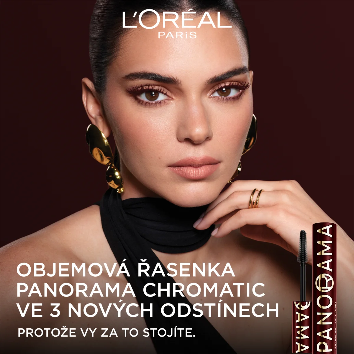 Loréal Paris Volume Millions Lashes Panorama Bordeaux řasenka 9,9 ml
