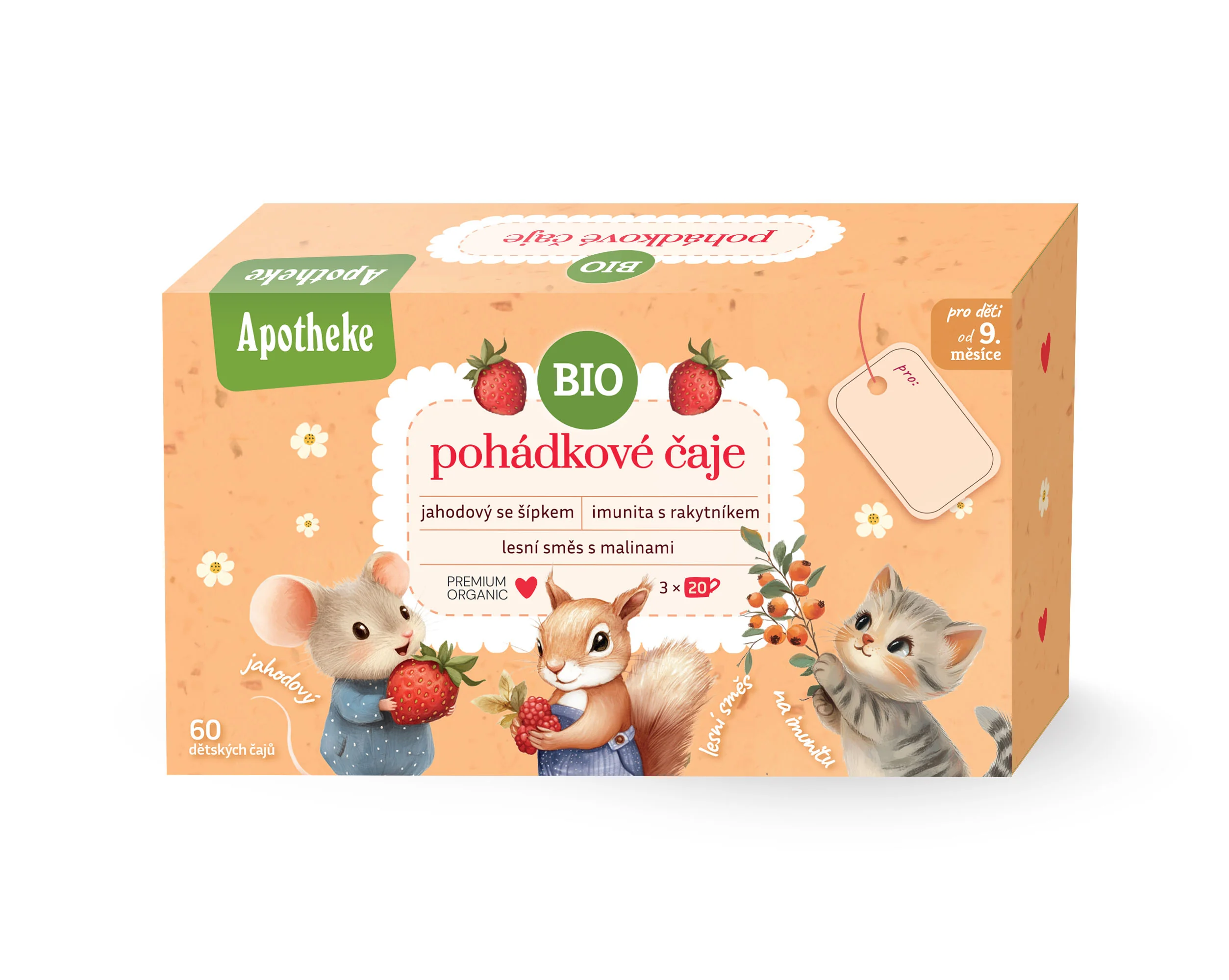 Apotheke Kolekce Pohádkových čajů BIO 3x20 sáčků