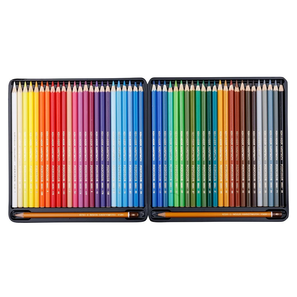 KOH-I-NOOR POLYCOLOR 3836/48 - umělecké pastelky - 48 ks