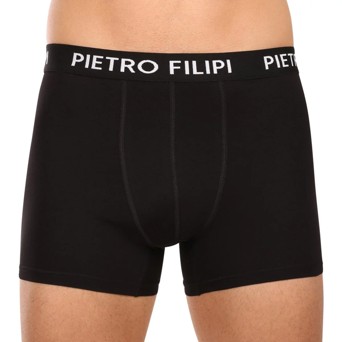 Pietro Filipi 3PACK pánské boxerky černé (3BCL004) M