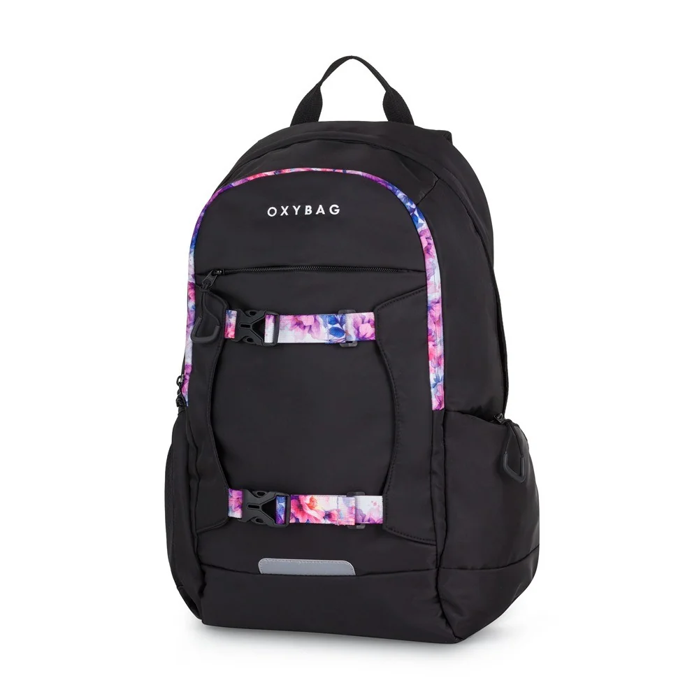 Oxybag OXY ZERO - studentský batoh Flowers 176