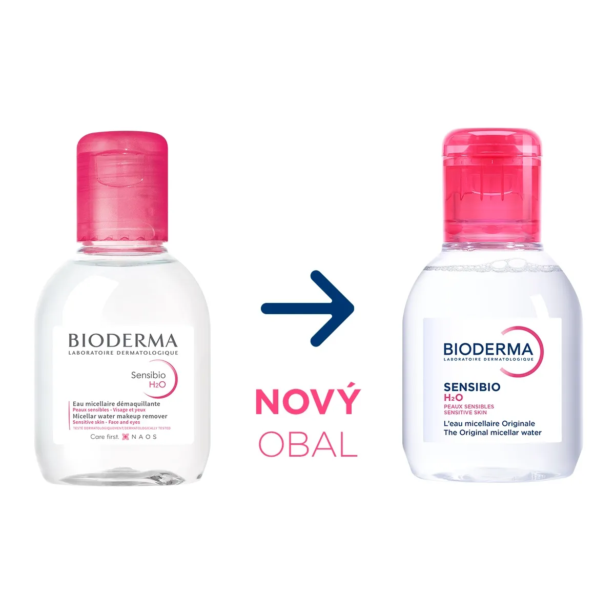 BIODERMA Sensibio H20 čisticí micelární voda 100 ml