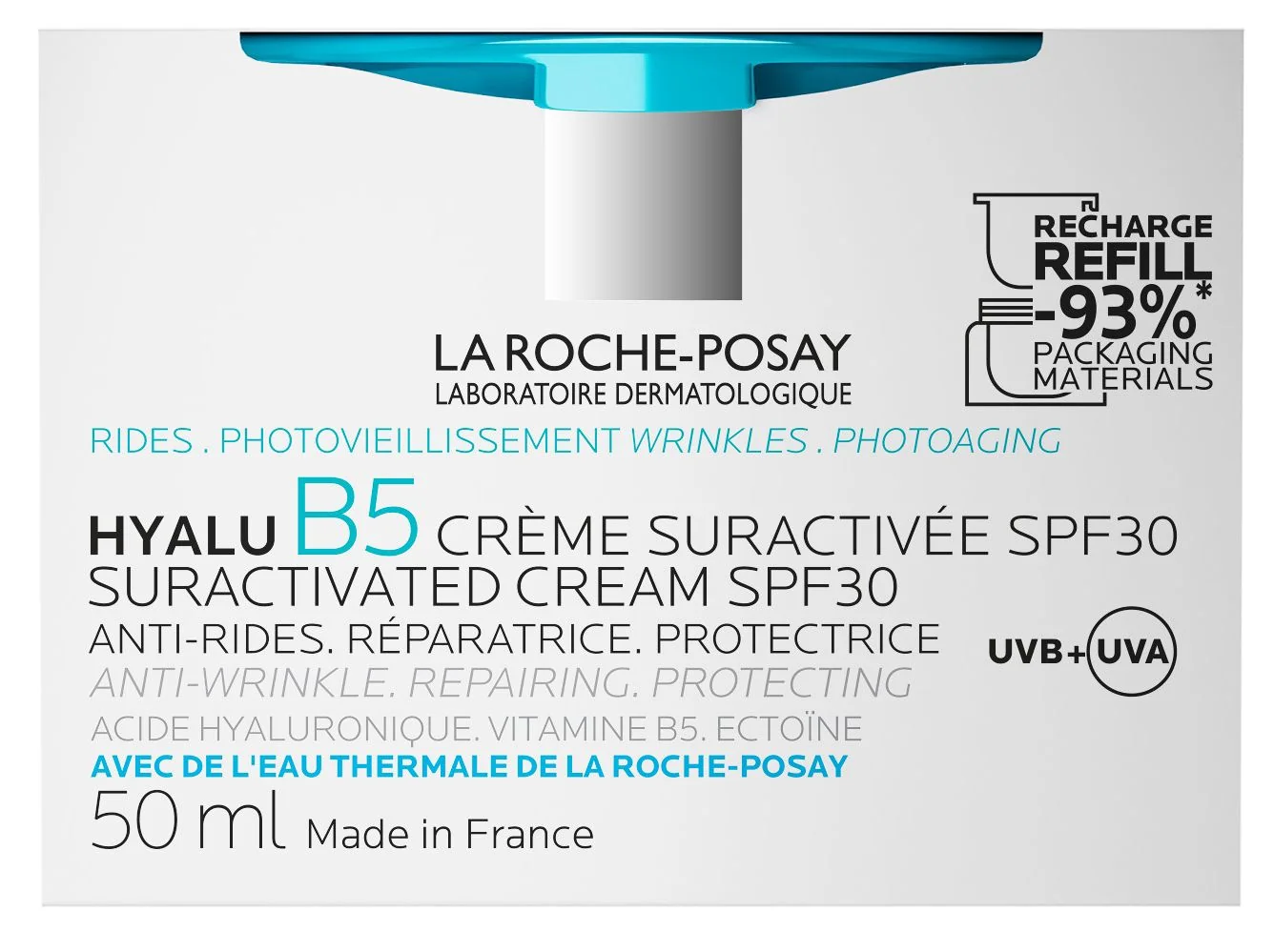 La Roche-Posay Hyalu B5 SPF30 krém – náplň 50 ml