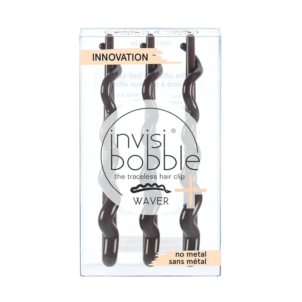 Invisibobble WAWER PLUS Pretty Dark vlasový doplněk 3 ks