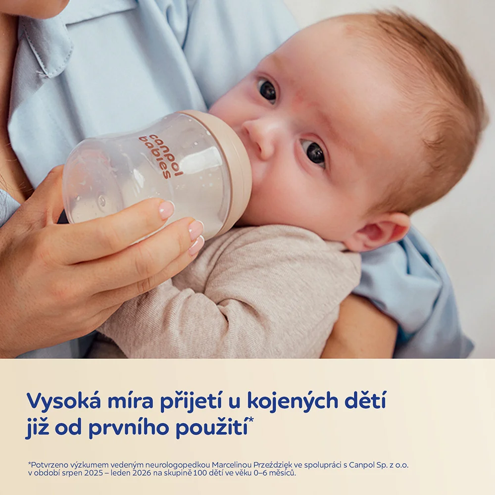 Canpol babies Natural Shape Antikoliková lahev 150 ml