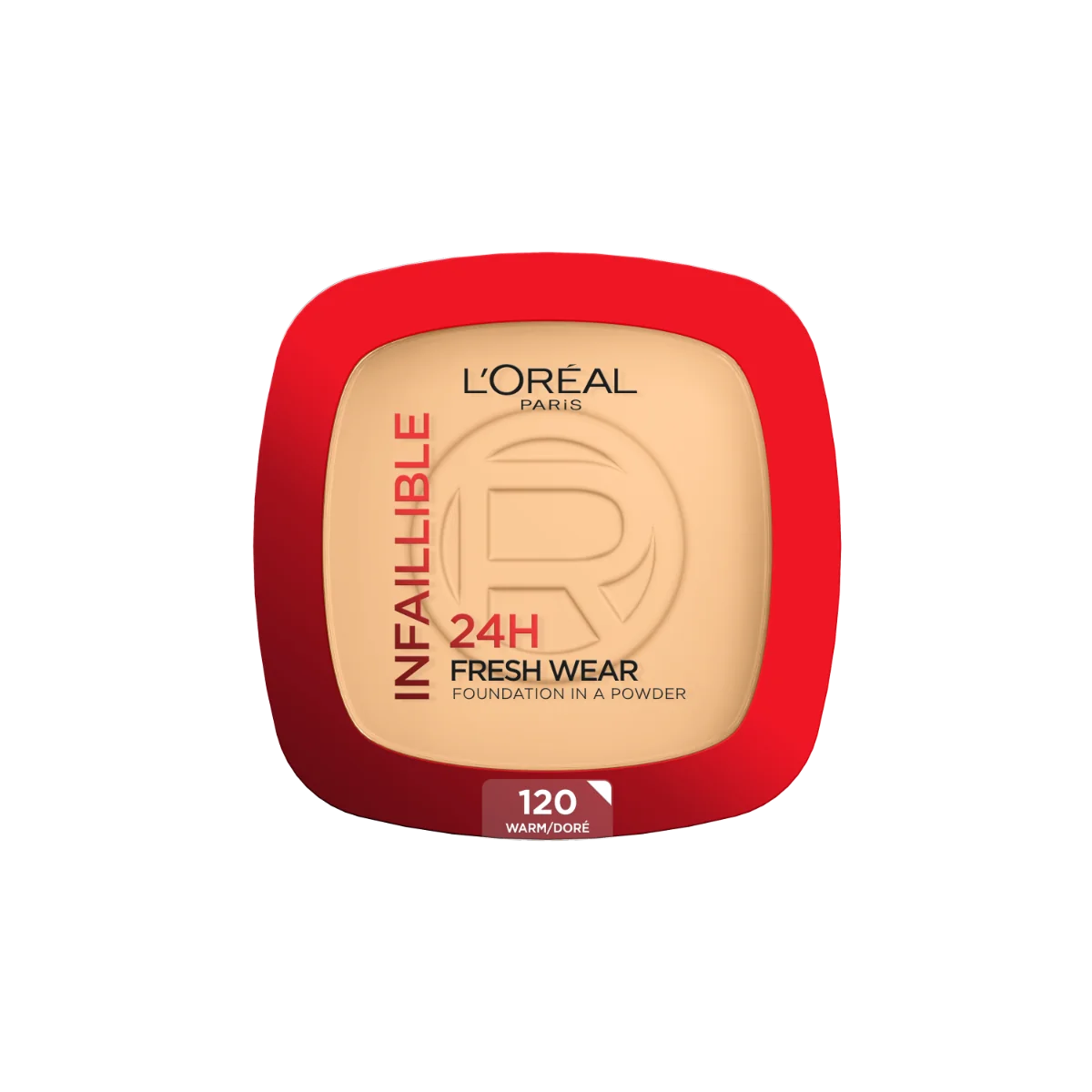 Loréal Paris Infaillible Fresh Wear 24H Foundation in a Powder odstín 120 Warm Doré make-up v pudru 9 g
