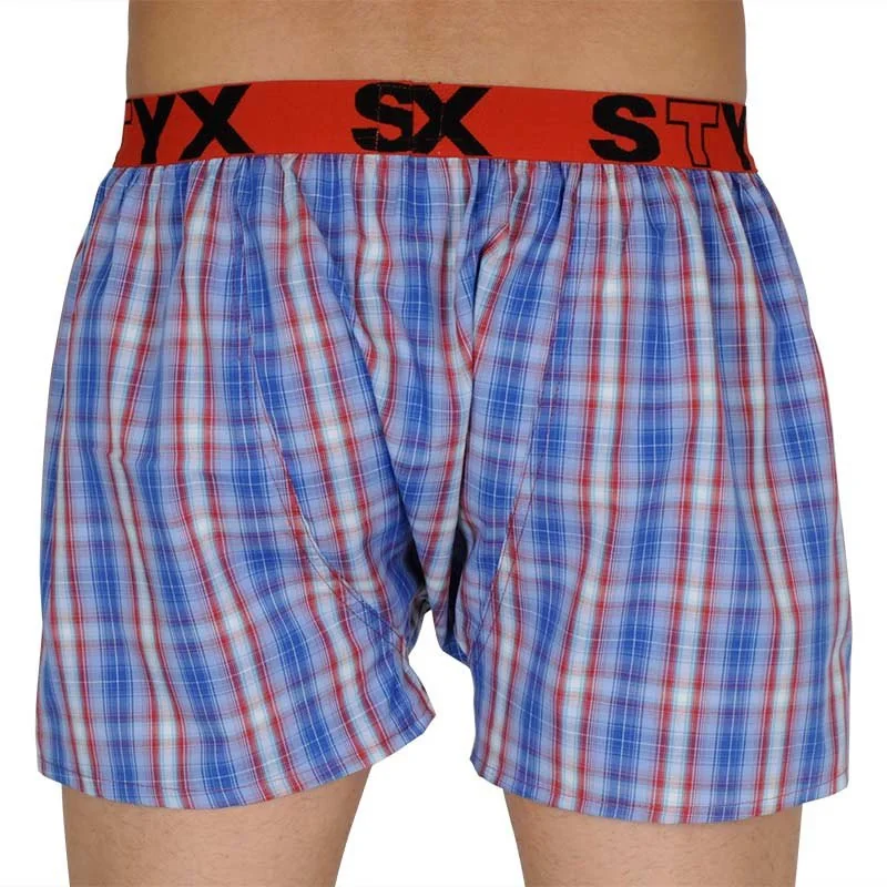 Styx Pánské trenky sportovní guma vícebarevné (B110) S