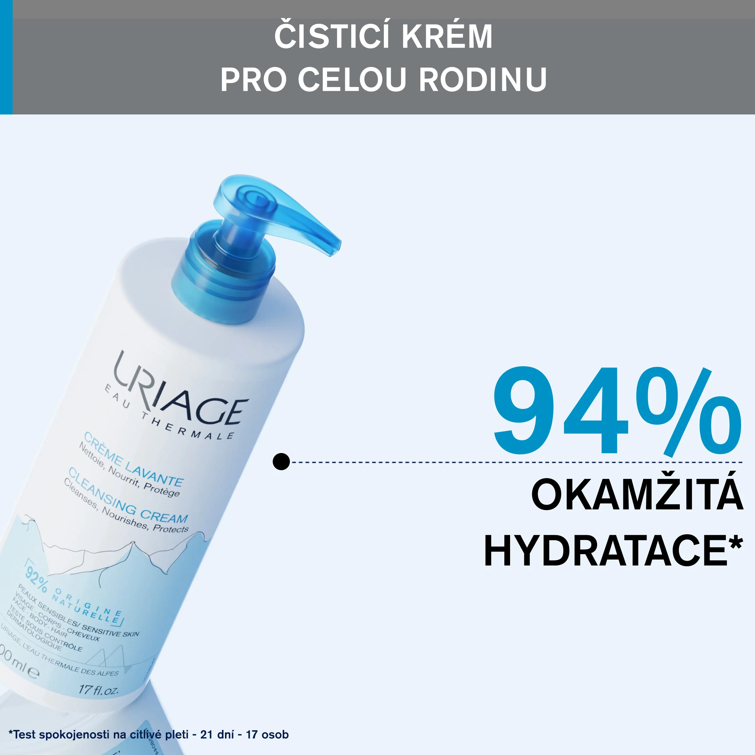Uriage Čisticí krém 500 ml