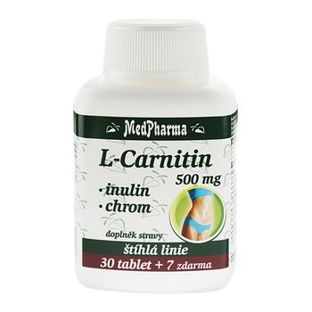 Medpharma L-Carnitin 500 mg + Inulin + Chrom 37 tablet