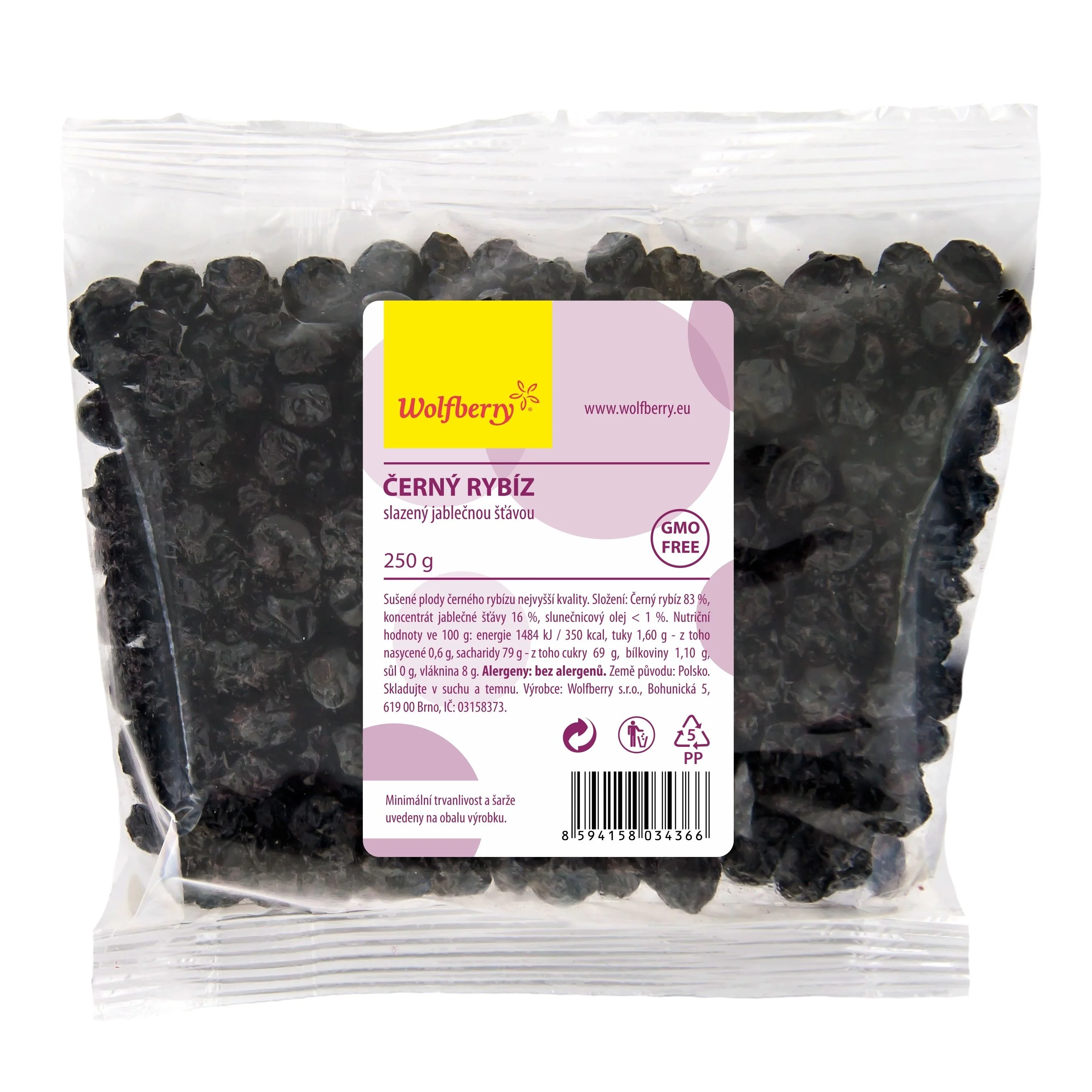 Wolfberry Černý rybíz 250 g
