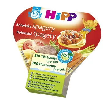 Hipp BIO Dětské těstoviny Boloňské špagety 250 g