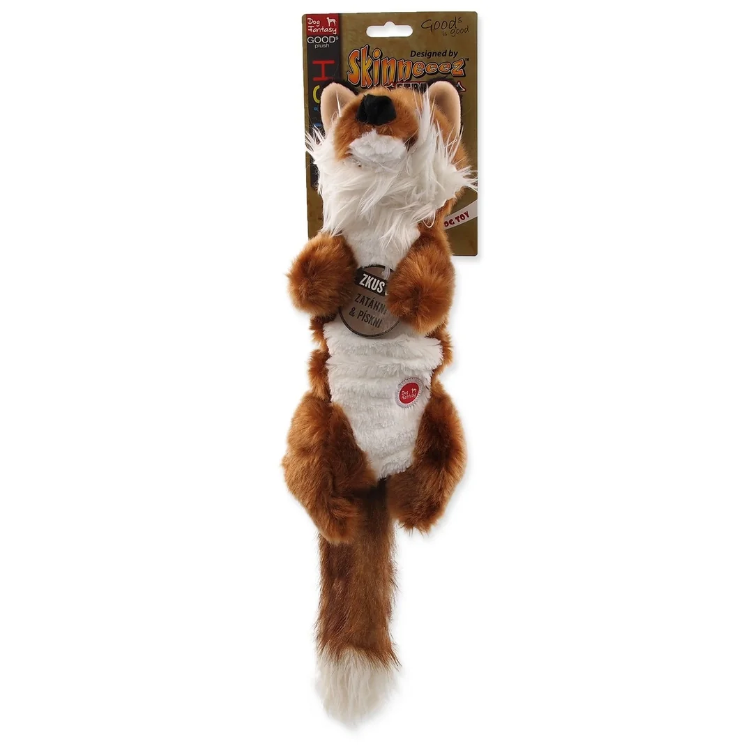 Dog Fantasy Hračka Plush liška pískací 45cm 