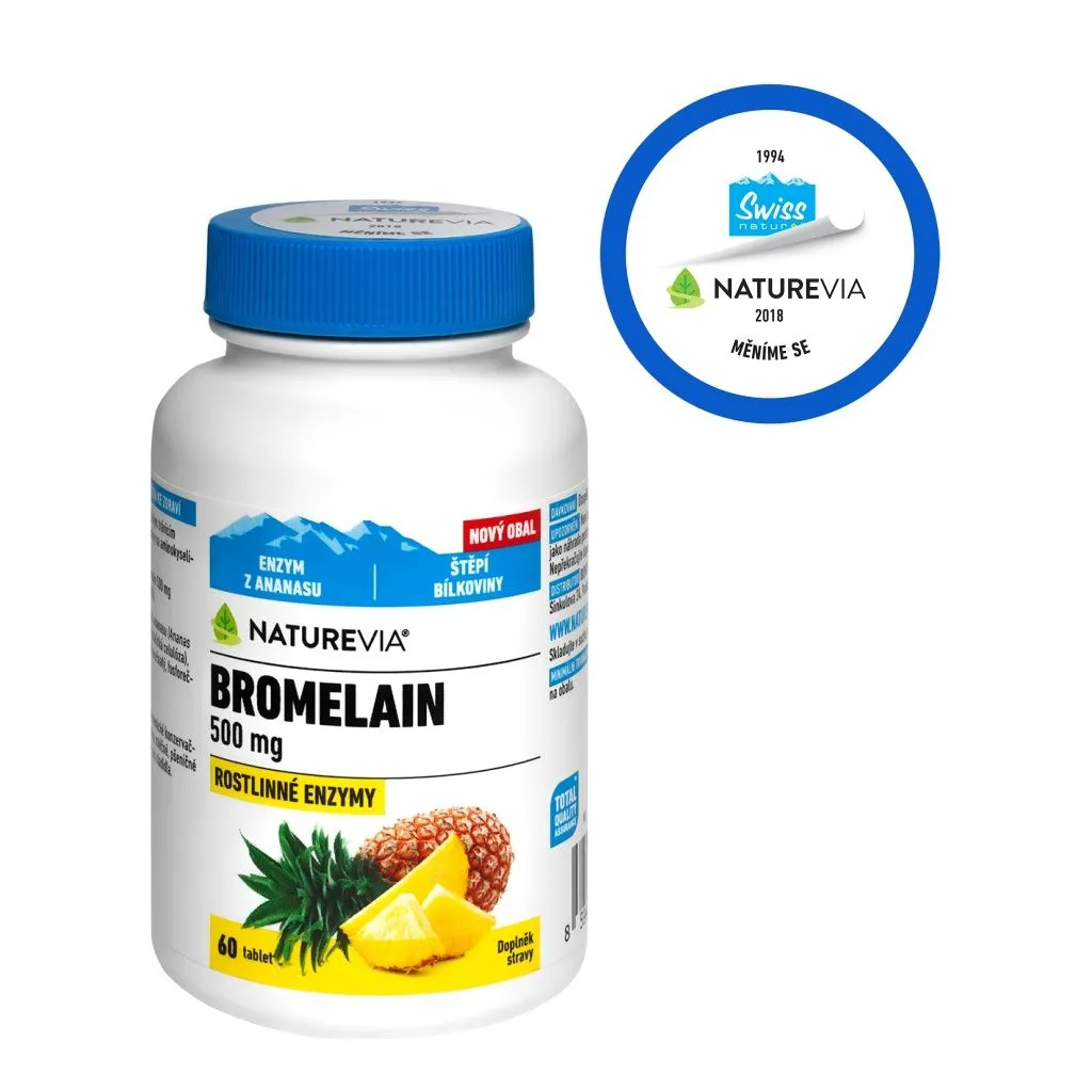 NatureVia Bromelain 500 mg 60 tablet