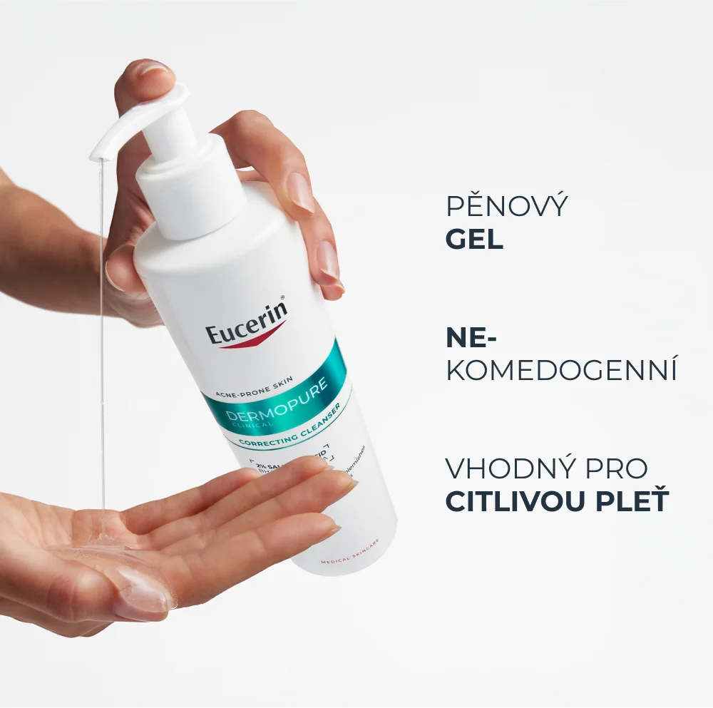 Eucerin DermoPure Clinical Exfoliační čisticí gel 400 ml