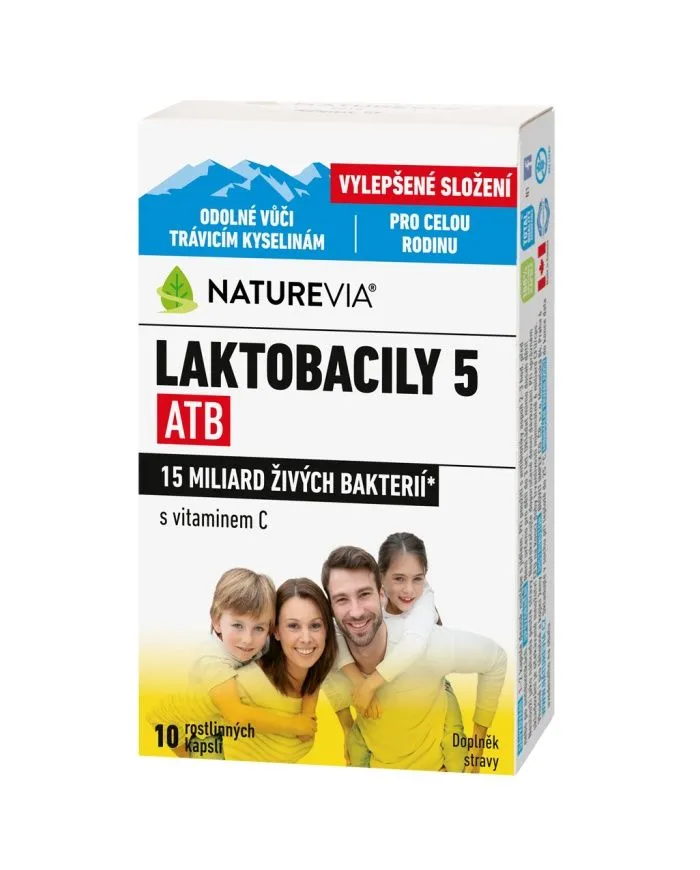 NatureVia Laktobacily 5 ATB