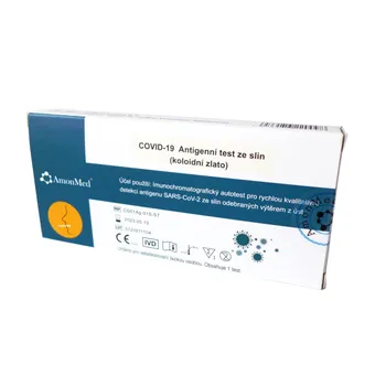 AmonMed Covid-19 Antigenní test ze slin 1 ks