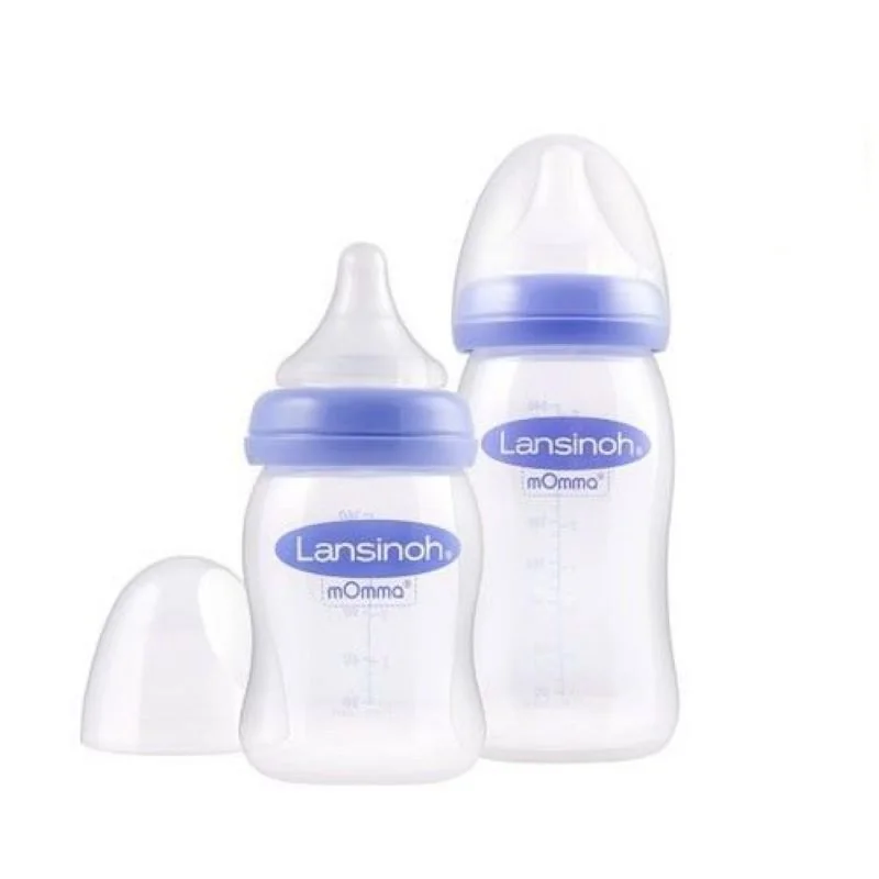 Lansinoh kojenecká láhev 240ml DUOPACK s NaturalWave TM savičkou (M) 
