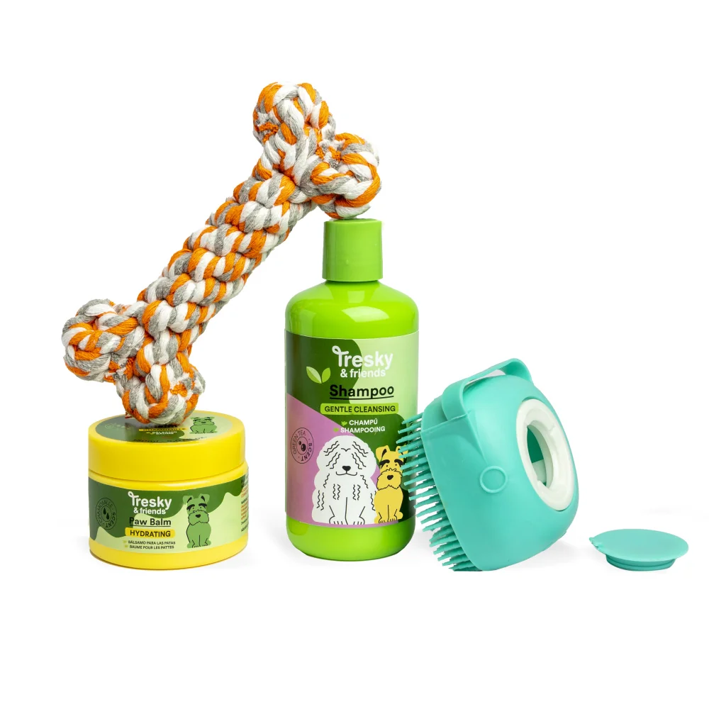 Tresky & friends Dárková wellness sada pro domácí mazlíčky 4 ks