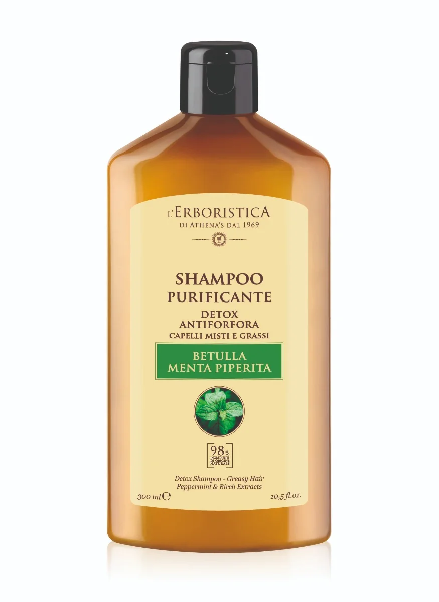 Erboristica Šampon na mastné vlasy s mátou 300 ml