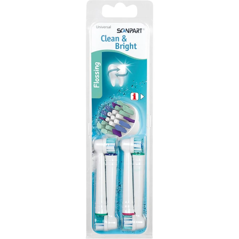 SCANPART FLOSSING Náhradní kartáček Oral-B 4ks