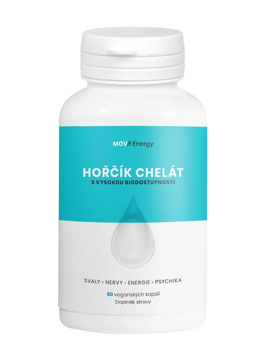 MOVit Energy Hořčík B6 Chelát 100 mg 90 kapslí